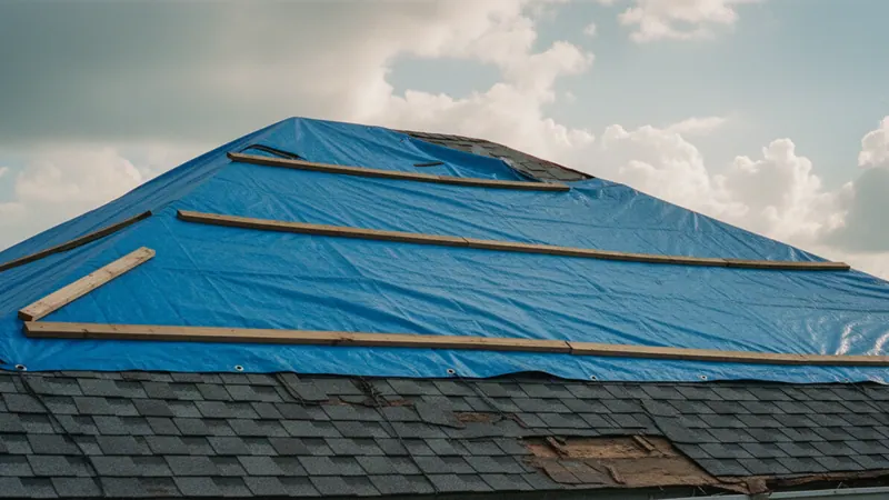 Emergency Roof Tarping in Tulsa: What It Does, What It Doesn't, and What Comes Next